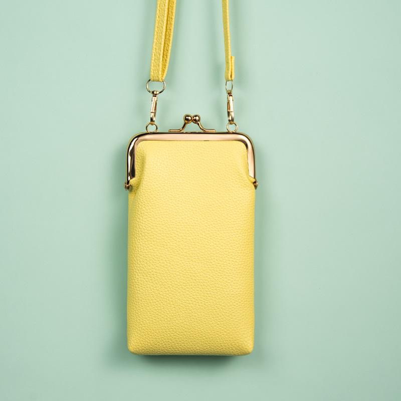 2025 Stylish PU Crossbody Phone Wallet for Women - Fashionable, Compact Vertical Bag