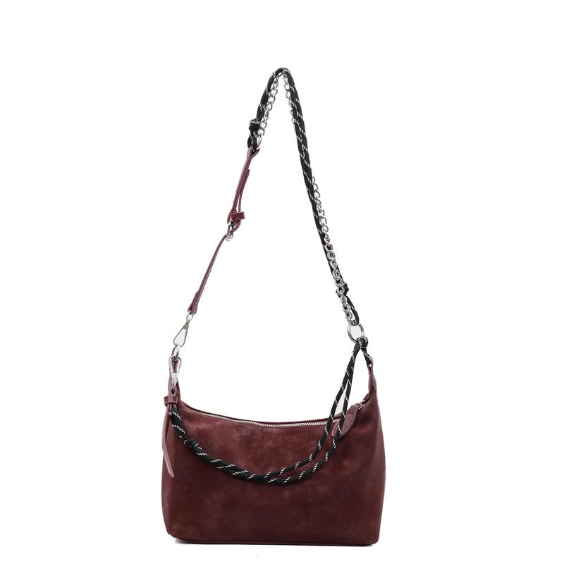 Fashiable Solid Faux Suede Retro Small Square Shoulder Bags for Women 2026 Simple Versatile Popularity Crossbody Bags