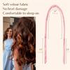 4pcs Heatless Curling Rod No Heat Hair Curlers Overnight Heatless Curling Set with Hair Scrunchies and Clip Styling Tools