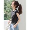 Women's Casual Slim-Fit Twisted Waist Short Sleeve T-Shirt