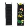 Pocket Vertical Felt Garden Plant Grow Container Bags Wall Hanging Planter 7 Pocket 100*30CM