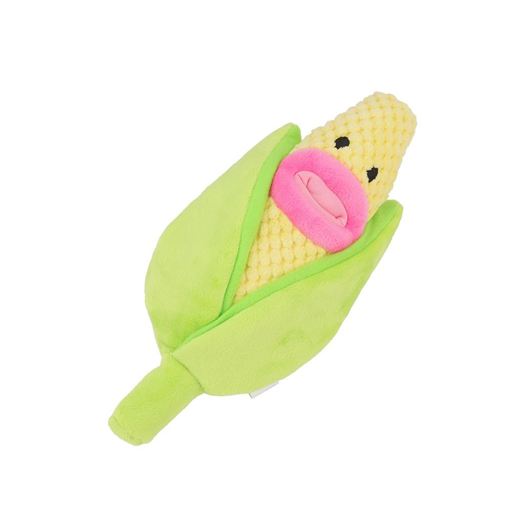 

Pet Leakage Food Toy Carrot Rabbit Dog Slow Food Puzzle Interactive Training Puppy Playing BB Sound Plush Toys Supplies кукурудза кольору
