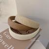 Korean Cotton Linen Woven Summer 2022 Retro Wide Headband
