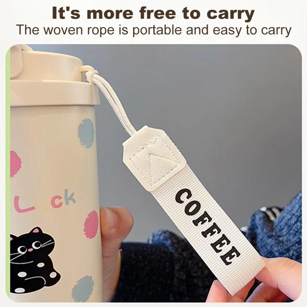 550ml Thermal Cup Stainless Steel Vacuum Flasks Cute Travel Coffee Cup