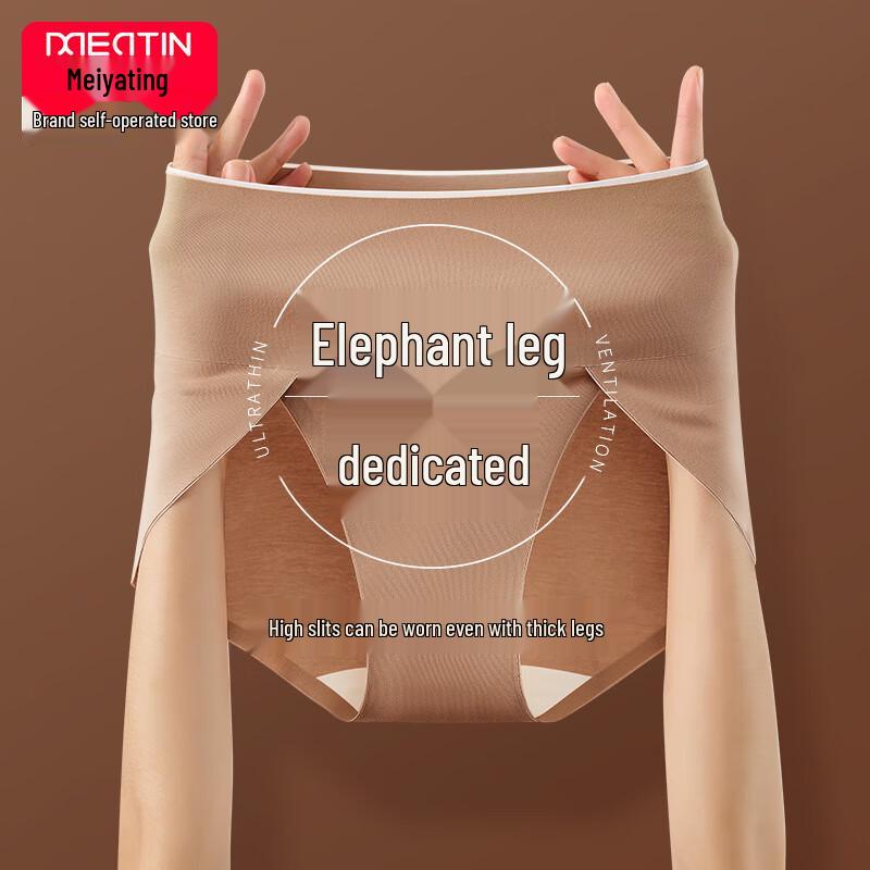 

Женские трусы-слипы с высокой талией, утягивающие живот, бесшовные, с высоким вырезом, 3 шт. 2XL