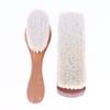 1Pcs Multifunctional Soft Wool Shoe Brush With Wooden Handle Wool Hair Leather Care Shoe Polish Boot Cleaner Shoe Brush