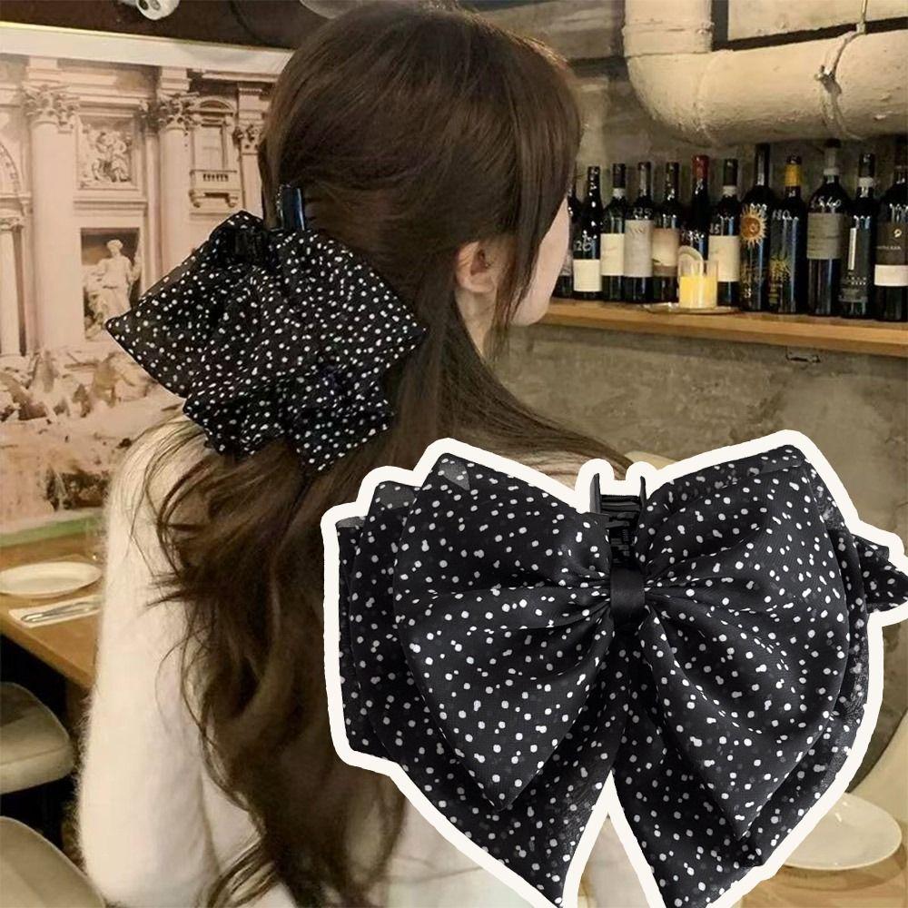 Hair Accessories Hair Claw Clip Chiffon Shinning Clip New Fashion Hair Ribbons Gifts