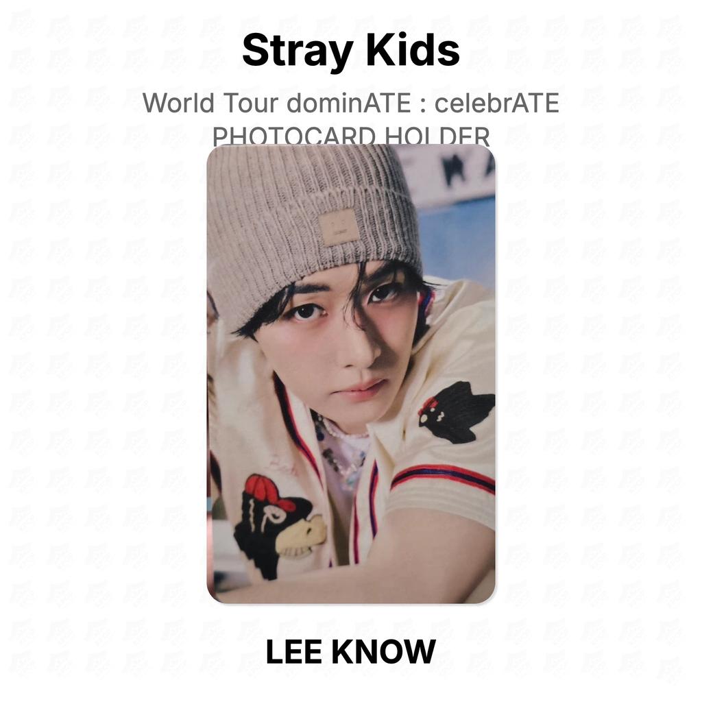 Stray Kids Dominare il Tour Mondiale : CELEBRA PORTAFOTO UFFICIALE FOTOCARTA