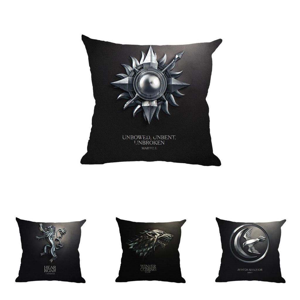 Luxurious Game Of Thrones Fire And Blood Throw Pillow Case For Elegant Home Decor