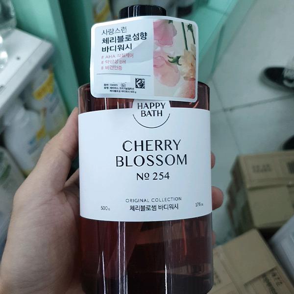Happy Bath Original Collection Soap Cherry Blossom Body Wash 500g