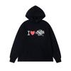 Synaworld Unisex Trendy Hip Hop Letter Print Fleece Hoodie - Casual Loose Fit for Men and Women