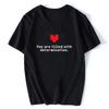 T-shirt Undertale You Are Filled With Determination Stampa Pixel Unisex Manica Corta Cotone Maglietta Fan Videogiochi Retrò Top Casual