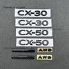 For Mazda CX-50 Car Modification Rear Marked Side Marking CX-30 Decorative Car-Sticker RearCX-60 CX-90 Trunk Fender Sticker Wcgvh11