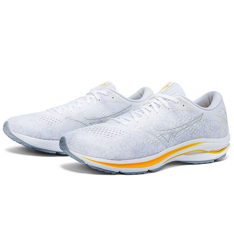 Mizuno Wave Rider 25 Fashion Versatile Fabric Synthetic Leather Non-Slip Wear-Resistant Breathable Low-Top Training Running Shoes J1GC225545