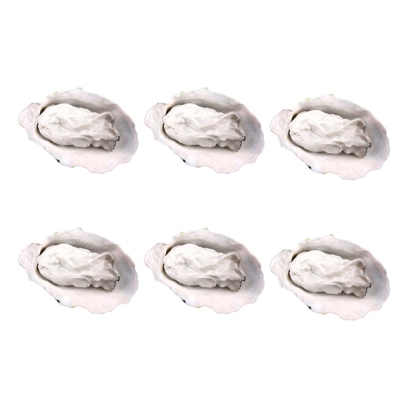 Artificial Grilled Oysters Model Simulation Grilled Scallops Model Realistic Roasted Oysters Fake Seafood Display Props