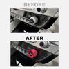 For Kia Telluride -2025 Car Tuning 2PCS Red Blue Black Aluminum Alloy Air Conditioner Adjustment Knob Cover Trim Accessories