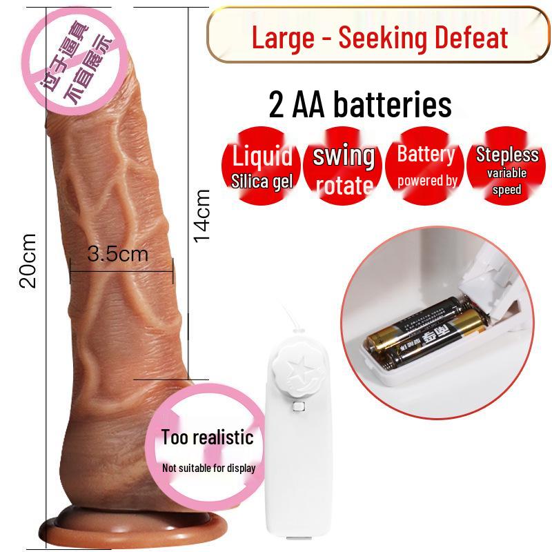 Electric Silicone Realistic Vibrating Dildo for Women