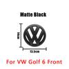 JQTYB1 ABS Car Styling Emblem For Volkswagen MK6 VW GOLF 6 2010 2011 2012 2013 Badge Hood Front Grill Rear Trunk Lid Logo Accessories
