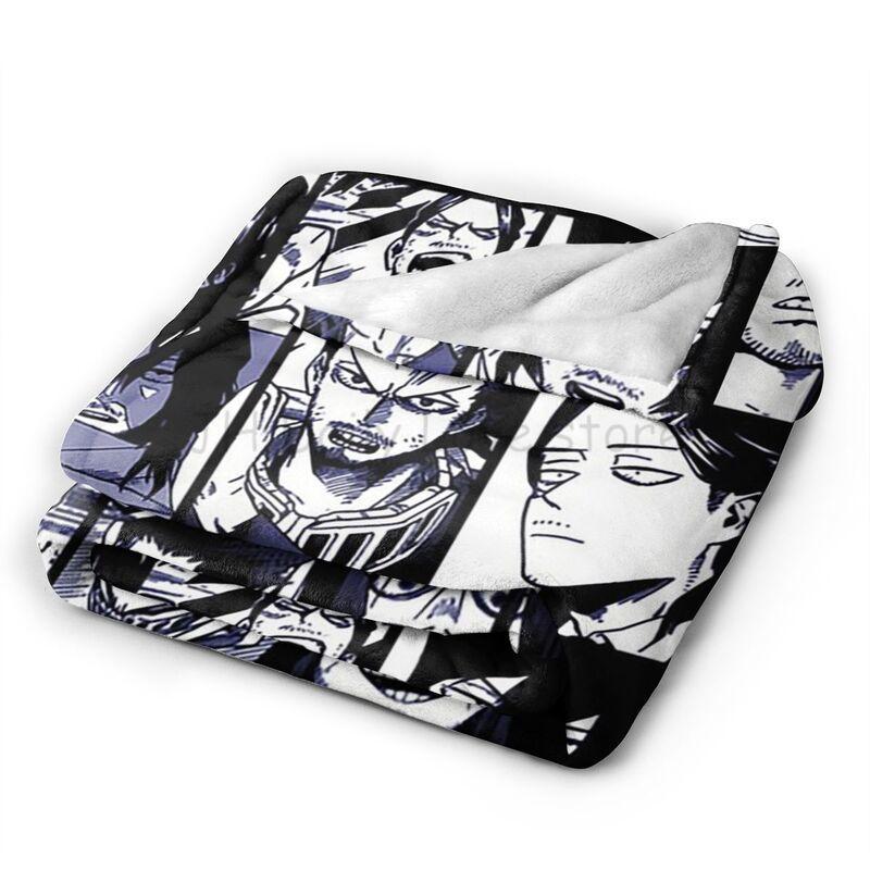 Aizawa Shota Soft Warm Blanket Flannel Fleece Blanket Soft Micro-Velvet Blankets Plush Throws for Bed Sofa Living Room 150x200cm