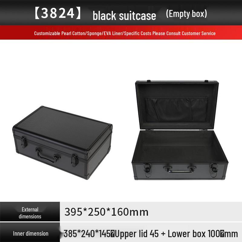 Large Aluminum Alloy Password-Protected Tool & Storage Box