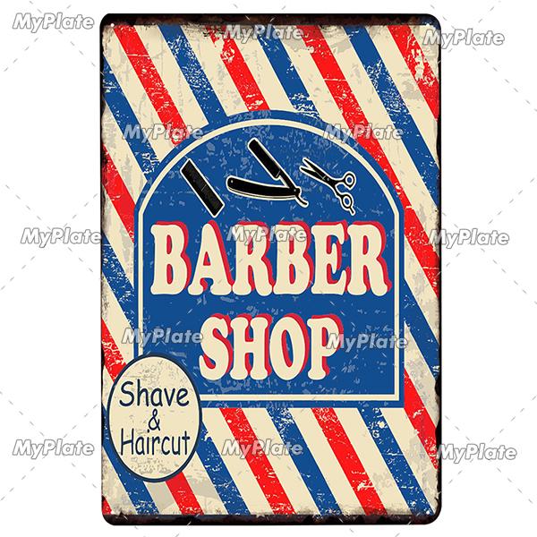 Profession Barber Vintage Metal Sign Tin Sign Vintage  Decoration Plaque Home Wall Decor Bar Sign Home Decor Poster Custom