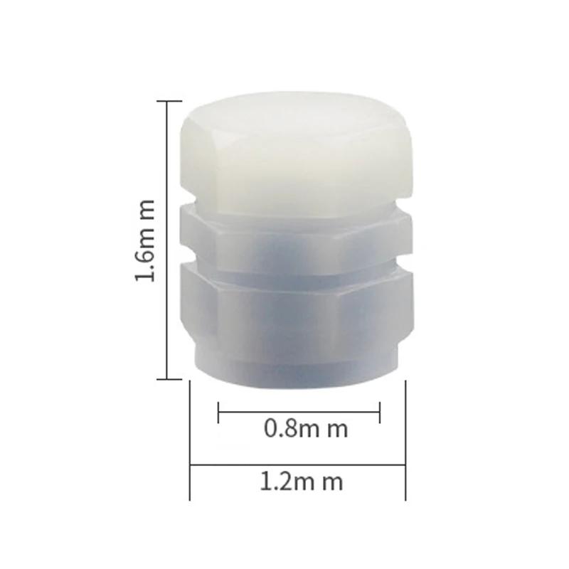 20Pcs Colorful Mini Luminous Car Tire Valve Caps Glowing Valve Cover Car Tire Wheel Hub Styling Decoration Auto Tyre Accessories