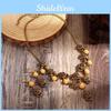 Skull Jewelry Summer Set Retro Flower Motif Metal Finish Teens Adults Decoration