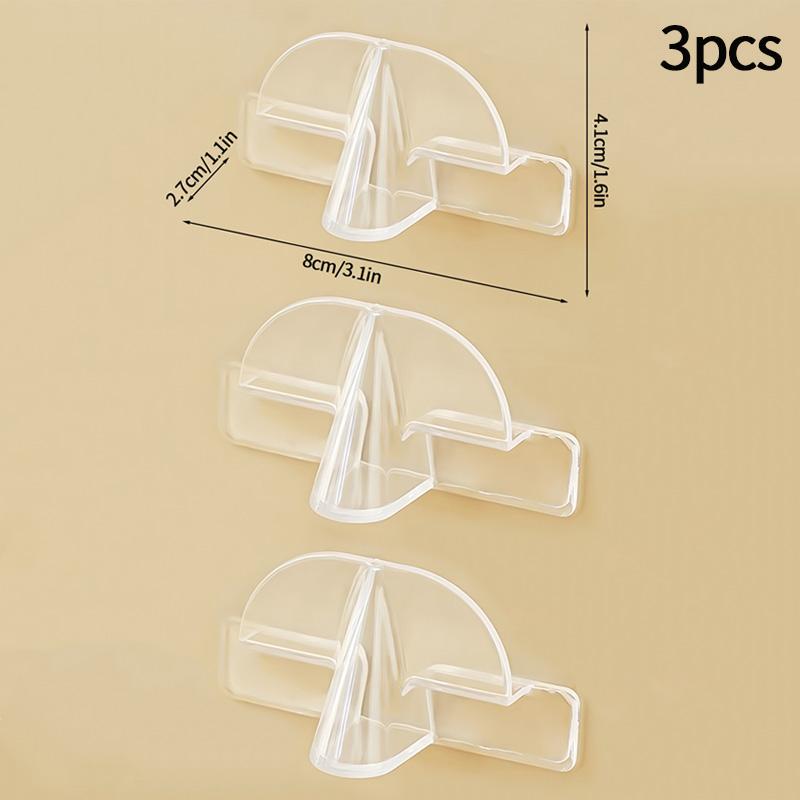 1-10pcs Glasses Holder Transparent Acrylic Sunglass Storage Rack Wall Mounted Glasses Holder Home Display Organizer