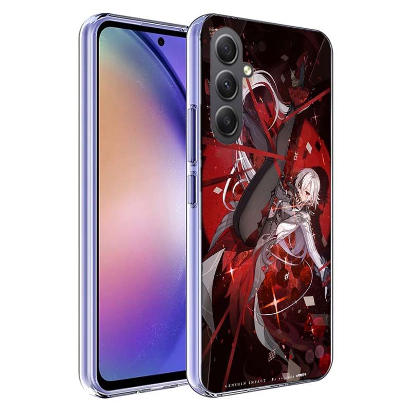 Arlecchino Genshin Impact Phone Case for Samsung A17 A37 A57 A07 A16 A26 A36 A56 A06 A02S A12 A22 A32 A52S A04S A14 A24 A34 A54