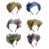 Women Headband Thin Bowknot Mesh Yarn Decor Lightweight Hairband Bright Colors Wide