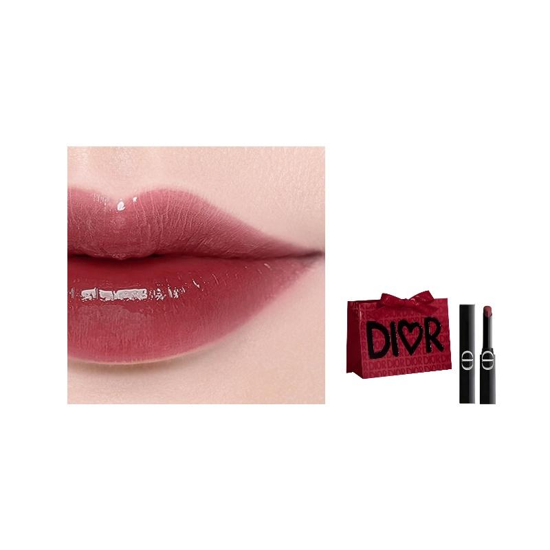 

DIOR Lipstick 496 Bold Declaration Berry Tea Brown чёрный