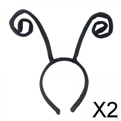 2x Hair Hoop Accessories Antennae Headwear for Anime Cosplay Party Favor Festival