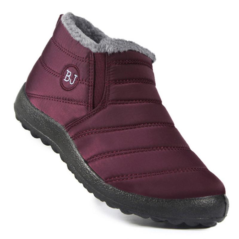 Men's Boots  Winter Shoes For Men Ankle Boots Lightweight Winter Botas Para Hombre Slip On Snow Boots With Fur Casual Shoes