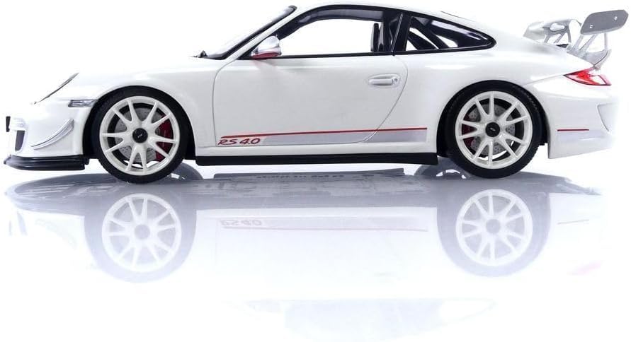 Maisto Porsche 911 GT3 RS4.0 White 1/18 Scale Special Edition Model with Opening Doors and Opening Hood, Diecast Car