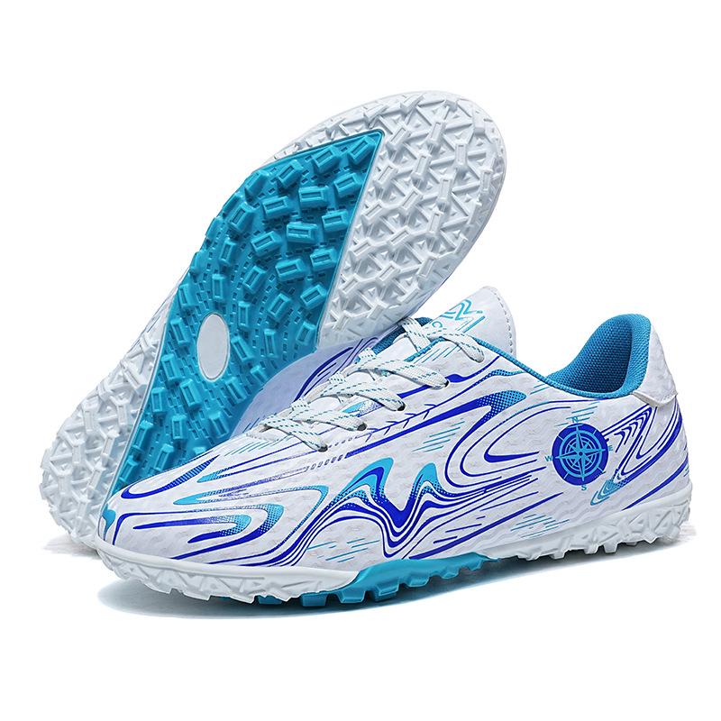 Kids' Plus Size Soccer Turf Shoes: Long Spike Training Sneakers for Youth