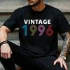 Legend Since 1996 Cursive Script Curve Tail Graphic T Shirt Unisex Unisex Unisex 30th Birthday Retro Casual Gift Tee