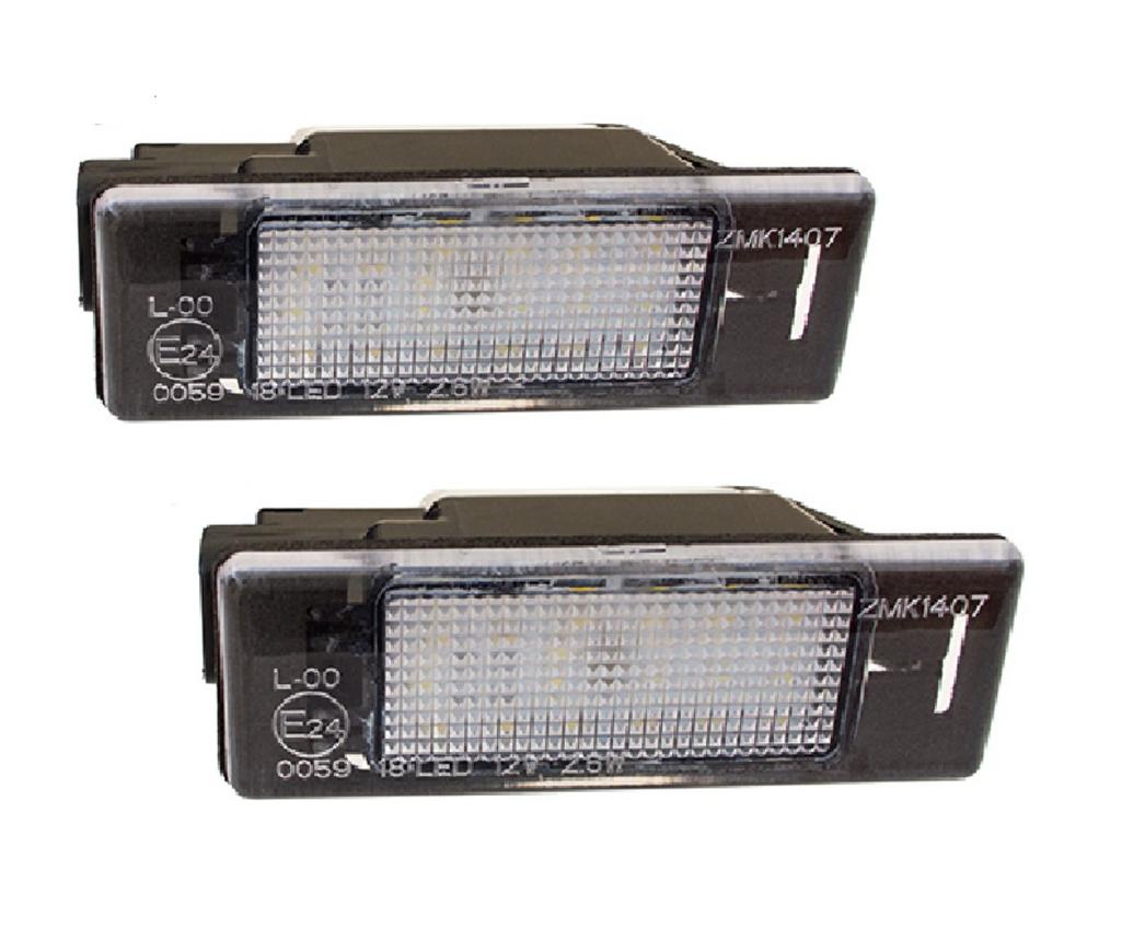 Led Licence Plate Light Kit, Autotune, For Peugeot 1007, 106 Ii, 207, 207 Cc, Sw, Peugeot 3008, Peugeot 307, Peugeot 307, Peugeot 308, Peugeot 406, Pe