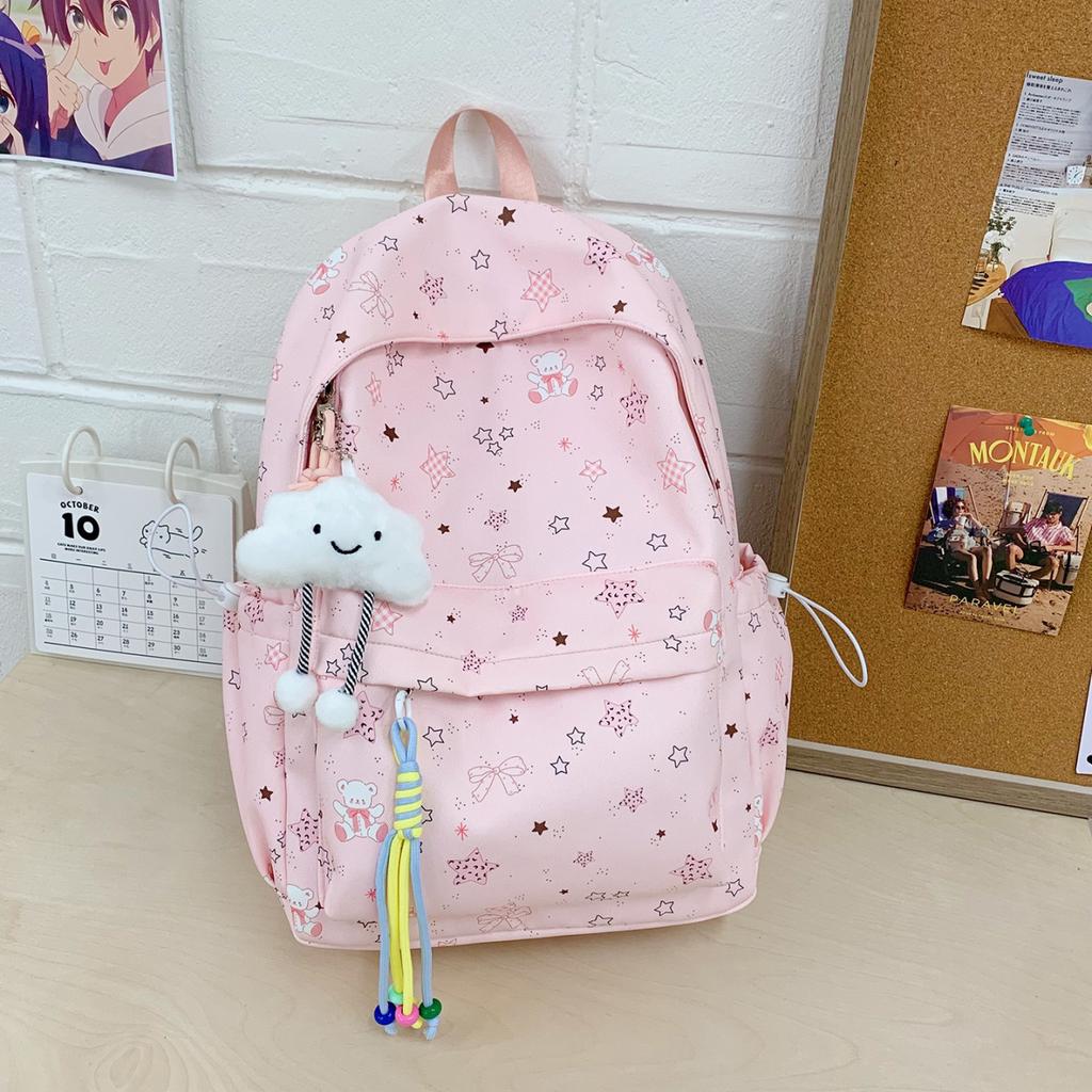 Simplicity, Versatility, High Aesthetics, Elementary School Backpack, Cute Cartoon, High School Student, Junior High School Student Backpack