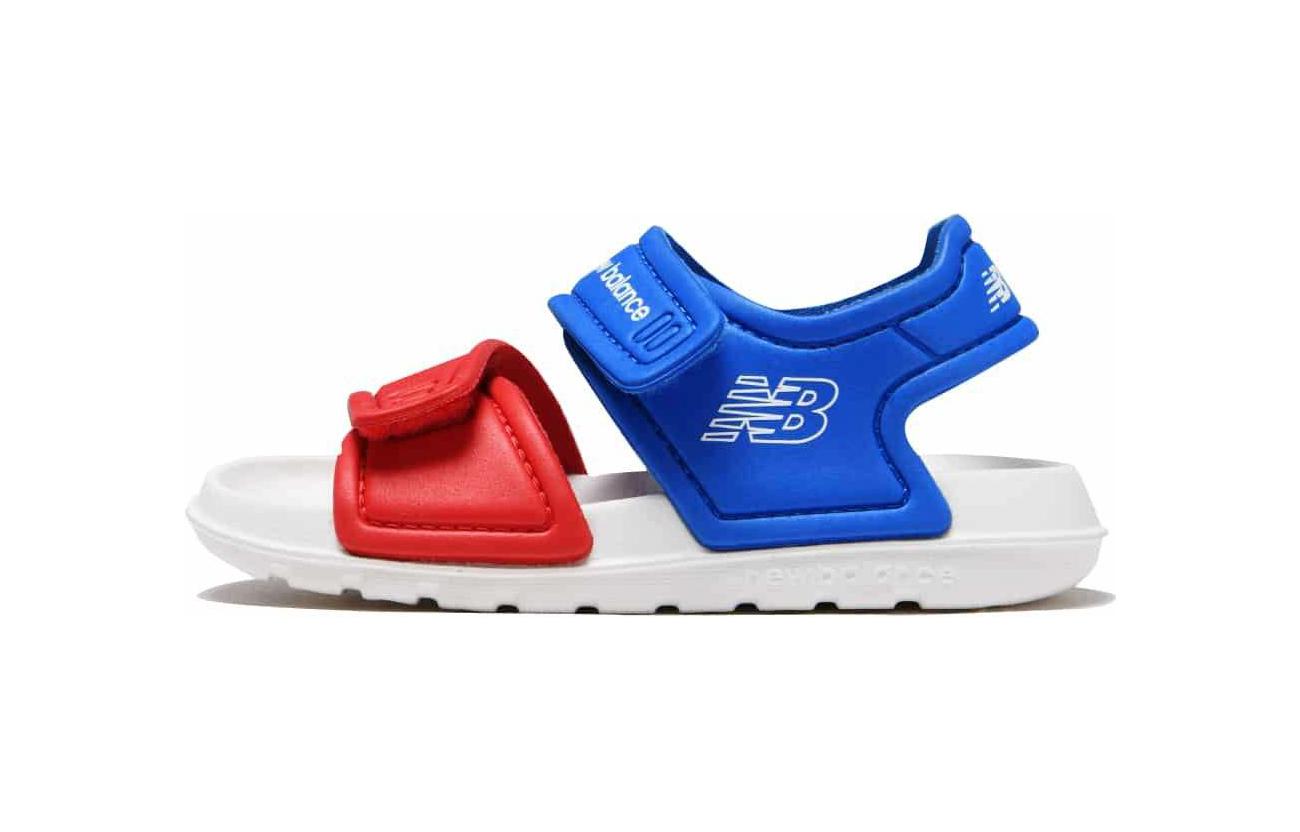 

New Balance SPSD V1 Sandal C1 Cushioning, Wear Resistant Low top Toddler Shoes White Blue Red Infant And Toddler SIFSPSC1 27.5