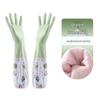 Baizien Cartoon PVC Household Cleaning Gloves - Waterproof & Fleece-Lined (2 Pairs)