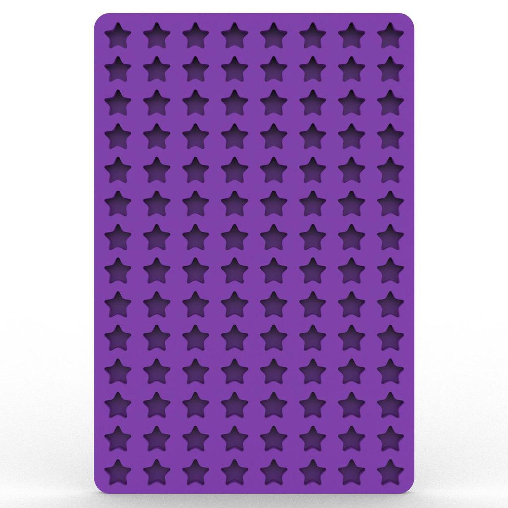Stampo da forno in silicone Mini pentagonale a forma di cuore con lisca di pesce per biscotti per cani Snack con reticolo di ghiaccio Stampo per cioccolato Facile da usare