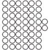 50Pcs Metal Rings 15x3mm Iron Material Sturdy   Multifunctional Exquisite O Rings Metal