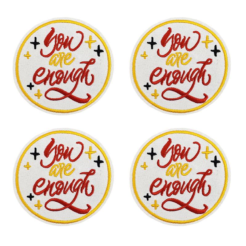 10pcs /Lots Western Cowboys Embroidered Patches Letter Patch Iron On Patches For Clothing Thermoadhesive Patches Jackets Hats Diy 