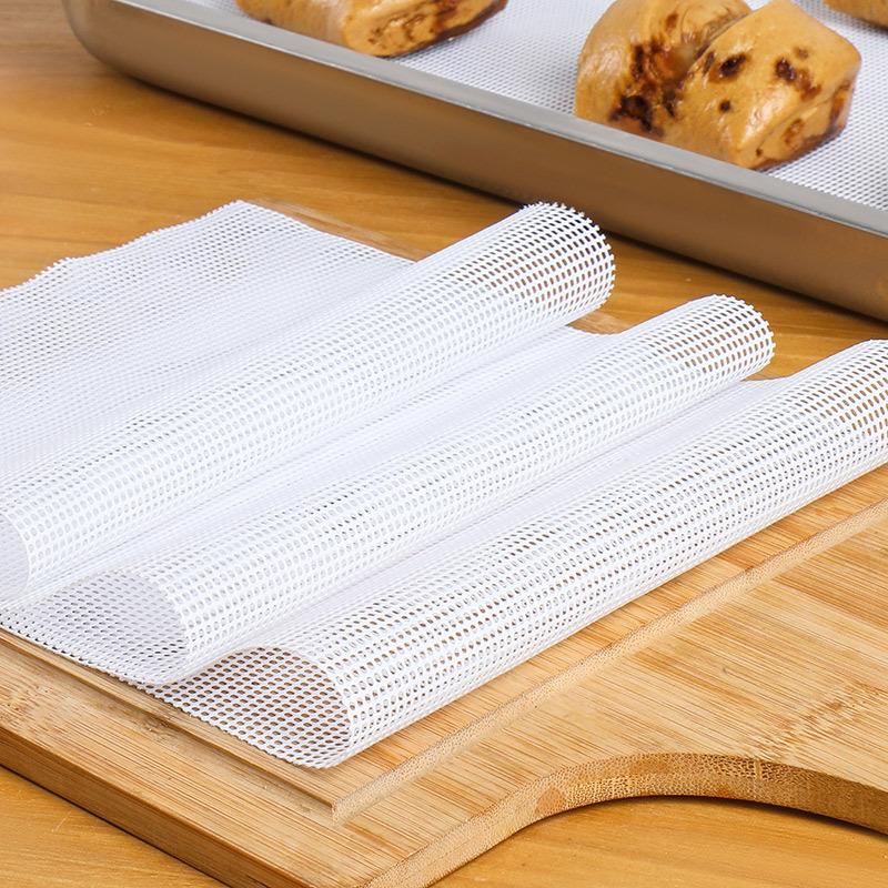 1Pcs Square Oven Kitchen Accessories Steamer Mesh Pad Food Fruit Dryer Reusable Dehydrator Sheets Silicone Non-Stick Baking Mat