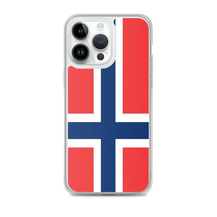 Coque Télephone Drapeau Norvège - iPhone 14 Pro Max