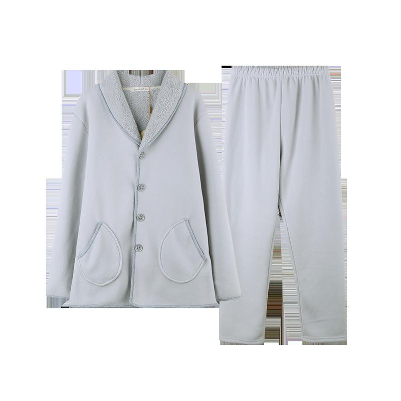 [Verschiedene Stile] Kompound-Imitations-Lammwoll-Pyjama Winter Samt Verdickt Pelz Integrierte Loungewear Hellrot