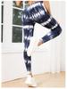 2025 Tie-Dye High Waist Women's Fitness Leggings - Nine-Point Peach Boost Yoga Pants