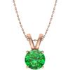 S925 Sterling Silver December Birthstone 12 Color Birthstone Necklace Women'S Pendant
