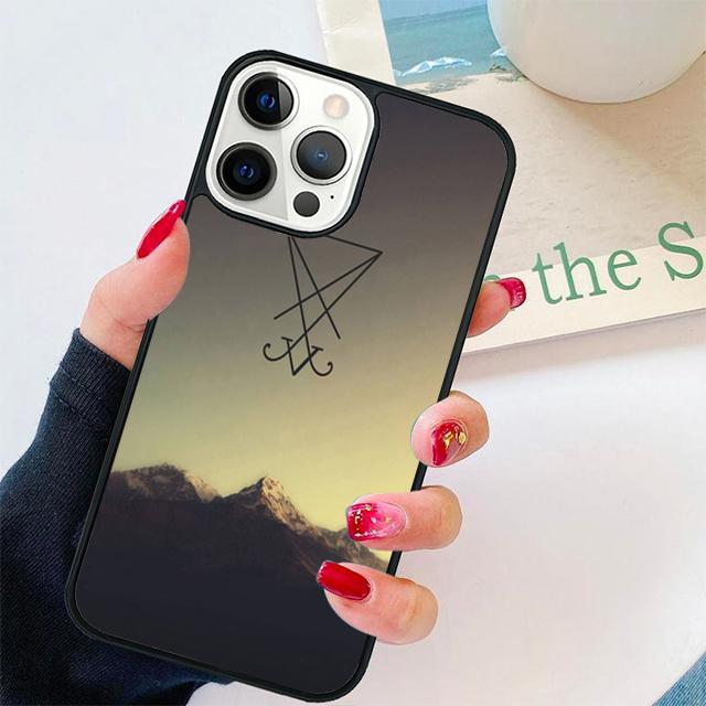 Sigil of Lucifer Coque Shell For iPhone 17 Air 15 16 14 13 12 Pro Max 11 Pro Max Plus Phone Case Cover