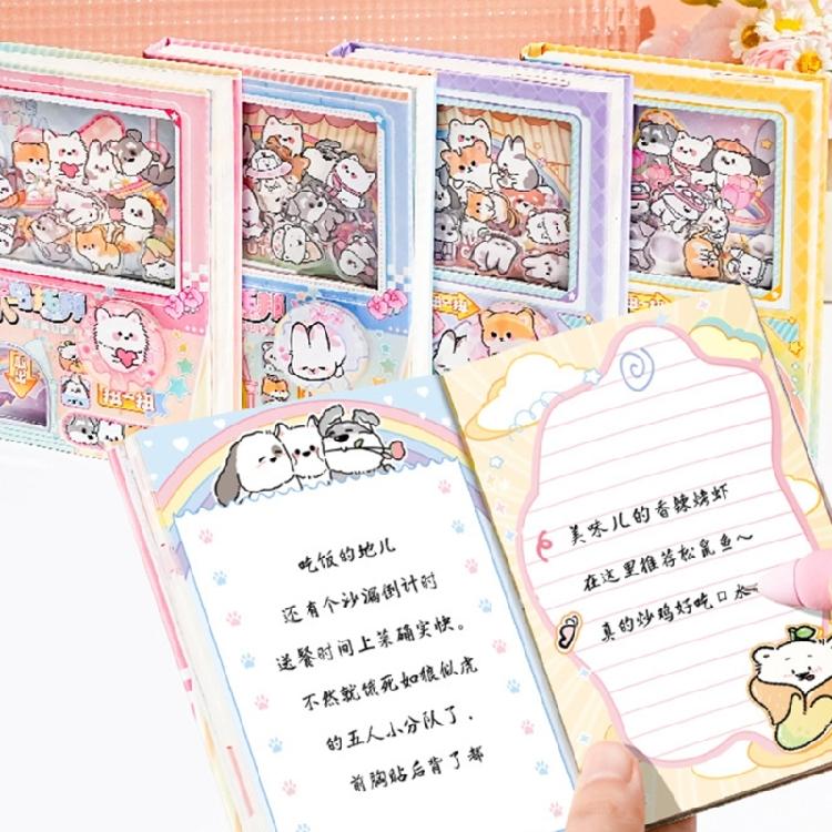 Gachapon Machine Notepads Pocket Journal 160 Pages Cartoon Planner For Daily Journaling Sketching Note Taking